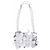 Autre Marque Borsa Sparkle con design sovrapposto