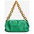Bottega Veneta Borsa a tracolla Chain Pouch in vitello verde - vista 3