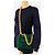 Bottega Veneta Borsa Chain Cassette in camoscio verde - vista 2