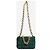 Bottega Veneta Borsa Chain Cassette in camoscio verde - vista 3