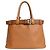 Prada Mala tote com fivela Caramel