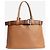 Prada Mala tote com fivela Caramel - vista 3