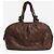 Chanel Braune gesteppte Leder-Bowler-Tasche - Ansicht 3