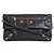 Balenciaga Borsa a tracolla Giant 12 Envelope Strap Clutch in pelle di agnello grigia