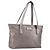 GUCCI GG Implementation Tote Bag PVC Leather Silver 211138