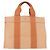 Hermès HERMES Coquillage PM Hand Bag Canvas Orange Silver - Ansicht 2