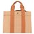Hermès HERMES Coquillage PM Hand Bag Canvas Orange Silver - Ansicht 3