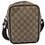 GUCCI GG Supreme Shoulder Bag PVC Beige Silver 122754 - vista 3