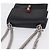 FENDI Canay Chain Shoulder Bag Leather Black Silver 8M0381 - vista 6