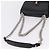 FENDI Canay Chain Shoulder Bag Leather Black Silver 8M0381 - vista 7