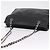CHANEL Chain Shoulder Tote Bag Leather Black Silver CC - vista 6
