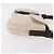 FENDI Mamma Baguette Shoulder Bag cotton Ivory Silver - vista 4