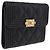 CHANEL Boy Chanel Matelasse Billetera Compacta Caviar Skin Black CC