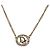 Christian Dior Necklace Metal Gold Tone