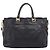 PRADA Handtasche Vittero Dino Leather 2way Black Gold - Ansicht 2