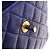 CHANEL Matelasse Chain Shoulder Bag Lamb Skin Navy Gold Tone CC - vista 20
