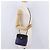 CHANEL Matelasse Chain Shoulder Bag Lamb Skin Navy Gold Tone CC - vista 27