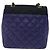 CHANEL Matelasse Chain Shoulder Bag Lamb Skin Navy Gold Tone CC - vista 3