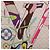 LOUIS VUITTON LVxTM Superflat Scarf Silk Multicolor M96097 LV - Ansicht 6