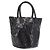 FENDI Hand Bag Patent leather Black Gold