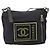 CHANEL Sports Line Shoulder Bag Canvas Black Silver CC - vista 2
