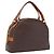 Céline CELINE Macadam Canvas Hand Bag PVC Leather Brown Gold