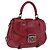 Céline CELINE Boogie Bag Handtasche Lackrot Silber