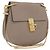 Chloé Chloe Chain Drew Shoulder Bag Leather Beige Gold Tone