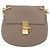Chloé Chloe Chain Drew Shoulder Bag Leather Beige Gold Tone - vista 2
