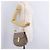 Chloé Chloe Chain Drew Shoulder Bag Leather Beige Gold Tone - vista 24