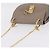 Chloé Chloe Chain Drew Shoulder Bag Leather Beige Gold Tone - vista 6