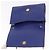 Salvatore Ferragamo Vala Chain Shoulder Bag Leather Blue Gold Tone - vista 15