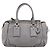 BURBERRY Hand Bag Leather 2way Gray Gold - vista 3