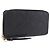 LOUIS VUITTON Monogram Empreinte Zippy Long Wallet Black M61864 LV