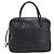 CHANEL V Stitch Hand Bag Leather Black Gold Tone CC - vista 2
