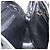 CHANEL V Stitch Hand Bag Leather Black Gold Tone CC - vista 21