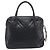 CHANEL V Stitch Hand Bag Leather Black Gold Tone CC - vista 3