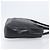 CHANEL V Stitch Hand Bag Leather Black Gold Tone CC - vista 4