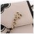 CHANEL Chain Shoulder Bag Canvas Pink Gold CC - vista 16