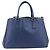 PRADA Galleria Hand Bag Saffiano 2way Blue Gold - vista 2