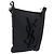 Autre Marque Saint Laurent Shoulder Bag Canvas Black Silver
