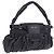 Miu Miu Bolsa Vitellolux Black Silver