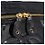 CHANEL Vanity Cosmetic Pouch Patent 2way Black Gold Tone CC - vista 10
