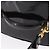 CHANEL Vanity Cosmetic Pouch Patent 2way Black Gold Tone CC - vista 7