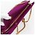 CHANEL Matelasse Chain Shoulder Bag Cotton Purple Gold CC - vista 6