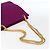 CHANEL Matelasse Chain Shoulder Bag Cotton Purple Gold CC - vista 7