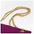 CHANEL Matelasse Chain Shoulder Bag Cotton Purple Gold CC - vista 8