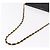 CHANEL Chain Shoulder Bag Lamb Skin Black Gold CC - vista 8