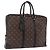 LOUIS VUITTON Monogram Macassar Porte Documents Voyage Bag M52005 LV