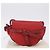 LOEWE Mini Gate Bag Sac à bandoulière en cuir rouge et or - vue 12